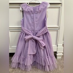 Girls purple dress